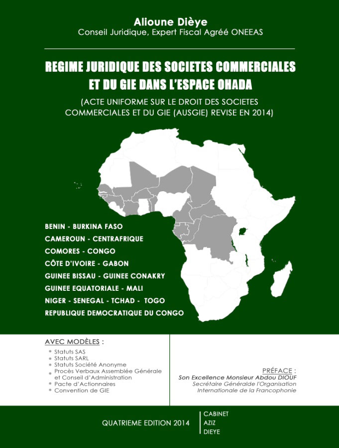 OHADA Acte Uniforme Du 30 Janvier 2014 Relatif Aux Droit Afrique